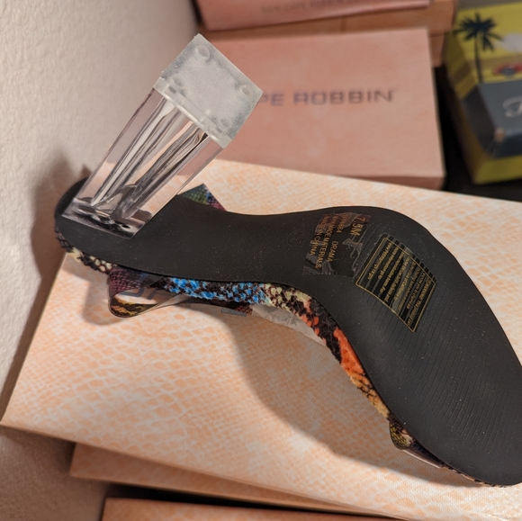 Snake Print Patterned Strappy Sexy Heel from Cape Robbin - Picture 7 of 15